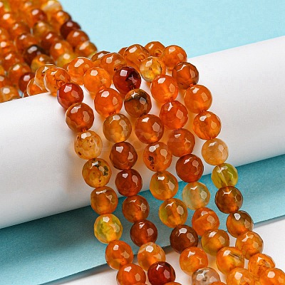 Natural Agate Beads Strands G-C082-A01-06-1