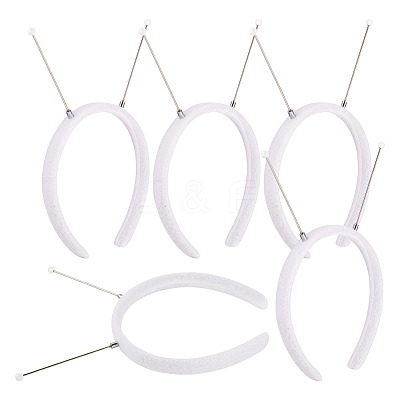 Cloth and Plastic Hair Bands OHAR-TAC0020-01G-1