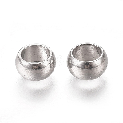 Tarnish Resistant 201 Stainless Steel Spacer Beads STAS-L238-056A-P-1