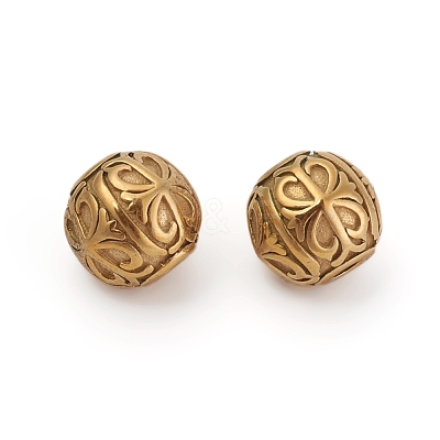 304 Stainless Steel Beads STAS-G220-03G-1