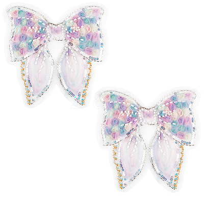 Polyester & Resin Thread Sew On Patches PATC-WH20007-08-1