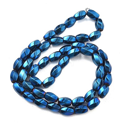Electroplated Synthetic Non-magnetic Hematite Beads Strands G-P545-G02-02E-1