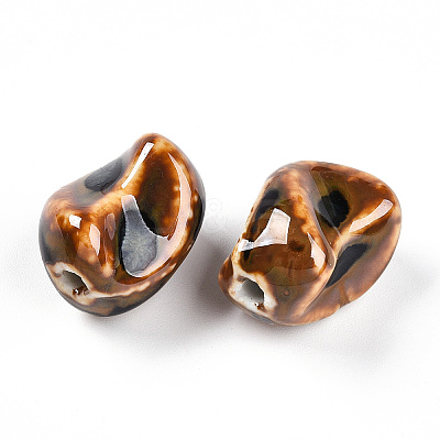 Handmade Porcelain Beads PORC-N008-06K-1
