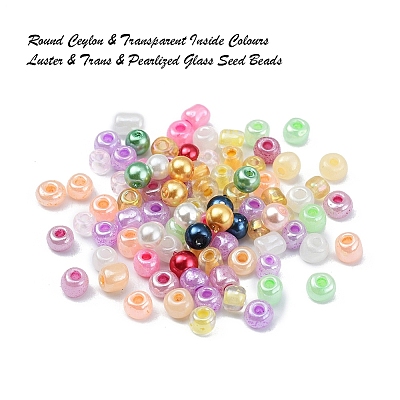Glass Beads Set DIY-YW0003-42-1