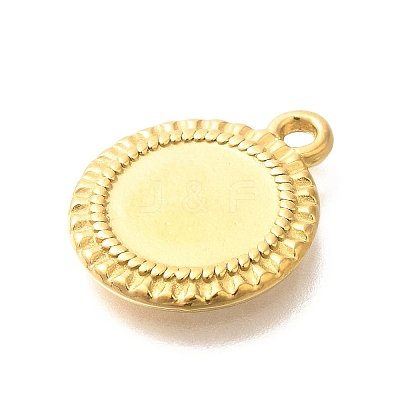 304 Stainless Steel Pendant Cabochon Settings STAS-I321-60G-1