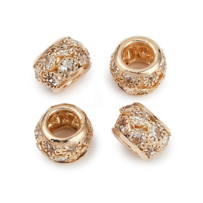 Brass Rhinestone Beads KK-U071-01KCG-1