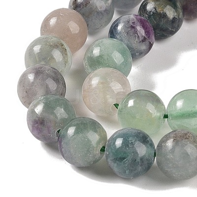 Natural Fluorite Beads Strands G-P530-B04-04-1