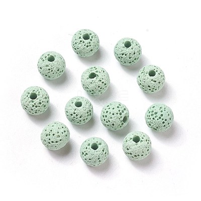 Unwaxed Natural Lava Rock Beads X-G-F325-8mm-A04-1