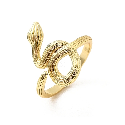 Brass Cuff Rings for Women RJEW-F188-02G-1