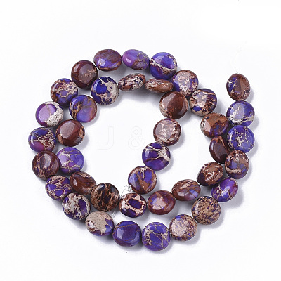 Natural Imperial Jasper Beads Strands G-S355-87A-03-1