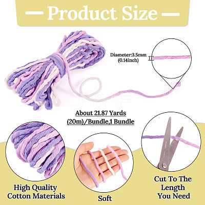 Gradient Color Cotton Cord OCOR-TAC0021-11D-1