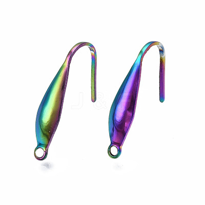 316 Stainless Steel Earring Hooks STAS-N098-002-1