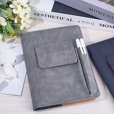 2Pcs 2 Color PU Leather Book Cover AJEW-CP0008-70D-1