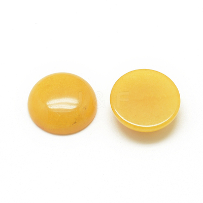 Natural White Jade Cabochons G-R416-12mm-06-1