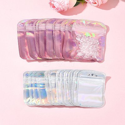 40Pcs 2 Colors PP Resealable Bags OPP-FS0001-09-1