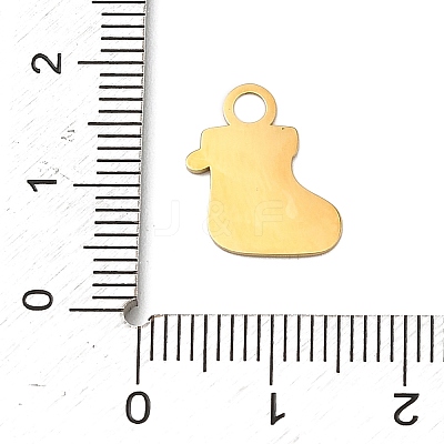 Christmas 304 Stainless Steel Enamel Charms LS-STAS-I356-02G-04-1