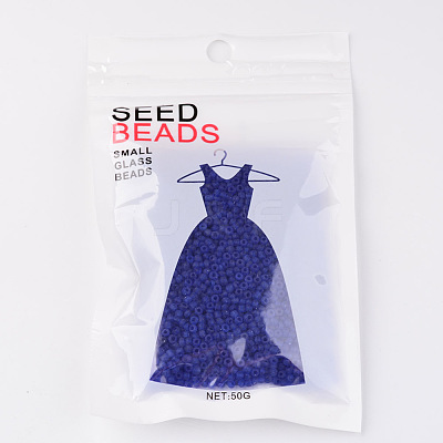 12/0 Frosted Round Glass Seed Beads X-SEED-A008-2mm-M8-1