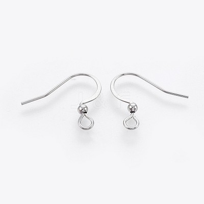 Tarnish Resistant 316 Surgical Stainless Steel French Earring Hooks STAS-P221-03P-1