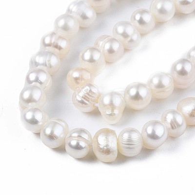 Natural Cultured Freshwater Pearl Beads Strands PEAR-N013-04A-1