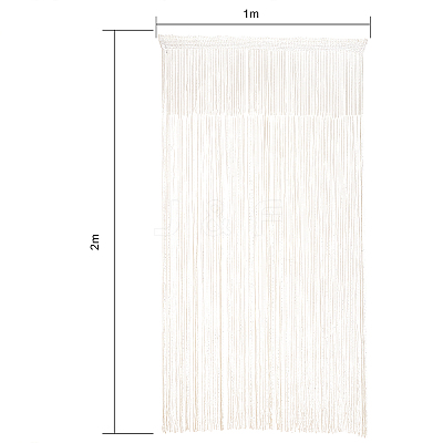 Polyester Silk Door String Curtain AJEW-CJC0001-16A-1