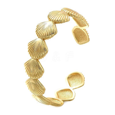 Brass Cuff Bangles for Women BJEW-U018-03G-1