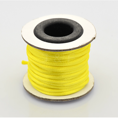 Nylon Satin Rattail Cords NWIR-O001-A-14-1