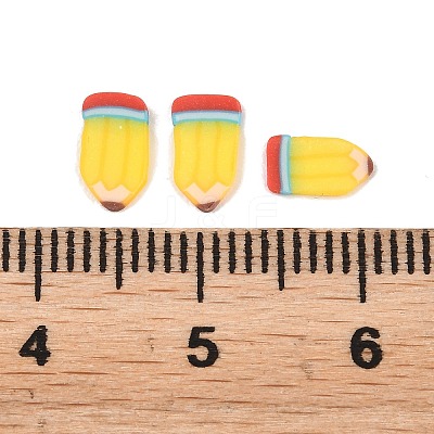 Back to School Handmade Polymer Clay Cabochons CLAY-A007-10A-1