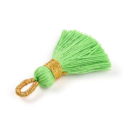 Polycotton(Polyester Cotton) Tassel Pendant Decorations FIND-N006-01C-1