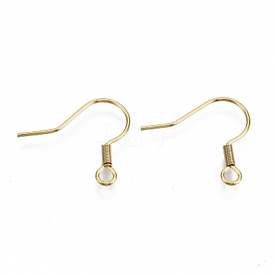 304 Stainless Steel Earring Hooks X-STAS-S111-002G-NR-1