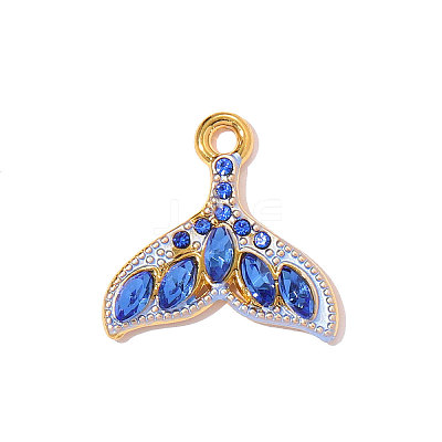 304 Stainless Steel Enamel Pendants STAS-OY011-85G-1