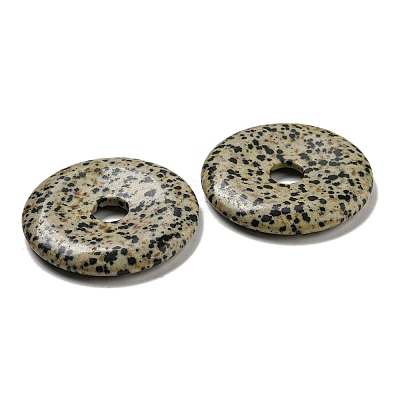 Natural Dalmatian Jasper Pendants G-P532-01A-25-1