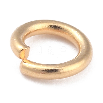 Rack Plating Brass Open Jump Rings KK-O139-18J-G-1