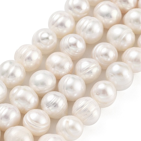 Natural Cultured Freshwater Pearl Beads Strands PEAR-C003-09C-1
