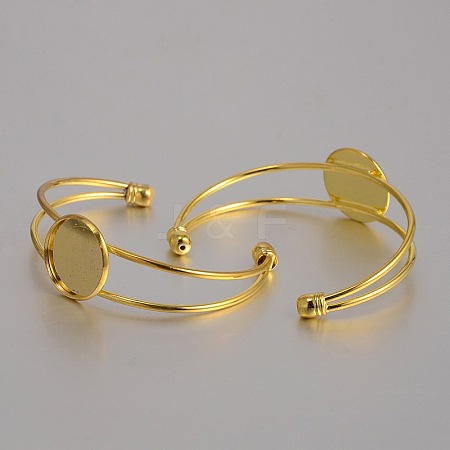 Brass Cuff Bangle Making LS-KK-J184-57G-1