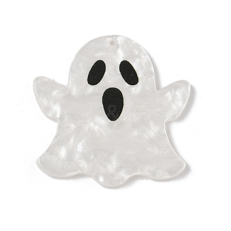 Opaque Acrylic Pendants OACR-D311-001B-1