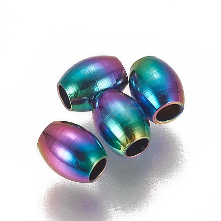 Ion Plating(IP) 304 Stainless Steel Bead LS-STAS-L216-19-1