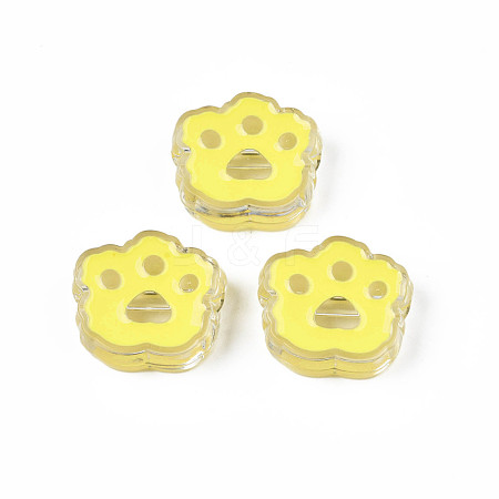 Transparent Acrylic Beads ACRC-S039-06C-1