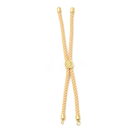 Twisted Nylon Cord Silder Bracelets DIY-B066-03G-18-1