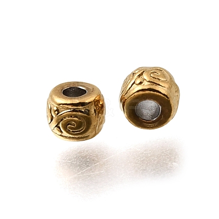 304 Stainless Steel Spacer Beads STAS-L315-023G-1