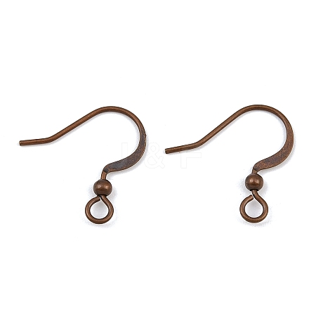 Brass French Earring Hooks KK-Q369-RC-1