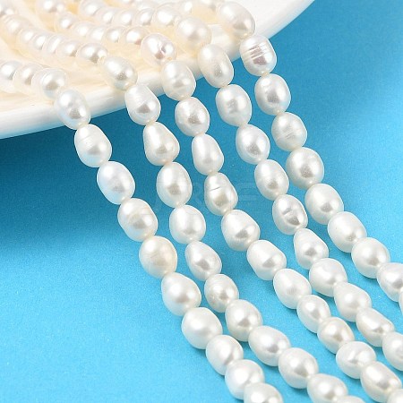 Natural Cultured Freshwater Pearl Beads Strands PEAR-I007-01B-04B-1