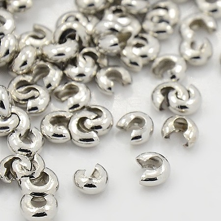 Iron Crimp Beads Covers IFIN-H029-N-1