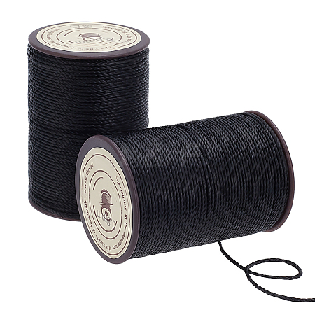 Olycraft Round Waxed Polyester Thread String YC-OC0001-07B-01-1