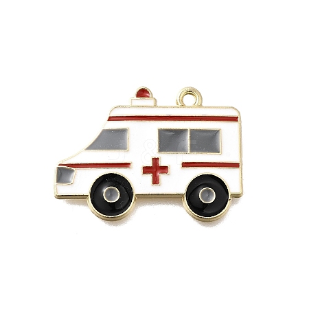 Medical Theme Alloy Enamel Pendants FIND-G090-02G-01-1