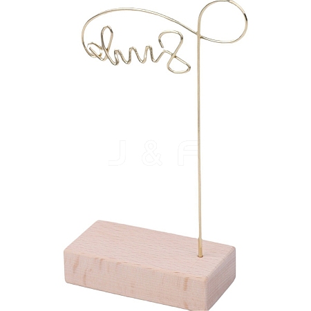 Metal Word Bar Earring Display Stands PW-WG61B9A-01-1