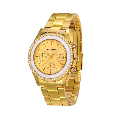 High Quality Women's Stainless Steel Quartz Twist Watches WACH-N027-06G-1