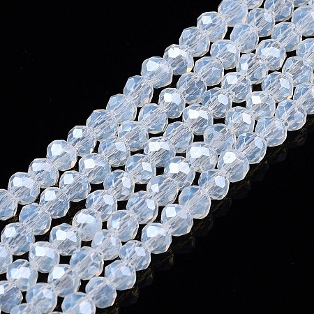 Electroplate Glass Beads Strands EGLA-A044-J3mm-A06-1