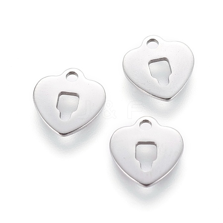 Tarnish Resistant 201 Stainless Steel Charms STAS-L232-016P-1