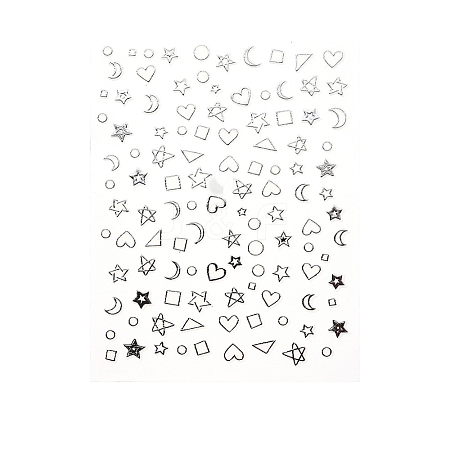 Metal Nail Decals Stickers MRMJ-R088-34-318-01-1