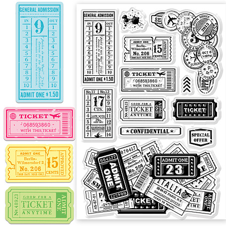 Custom PVC Plastic Clear Stamps DIY-WH0618-0116-1